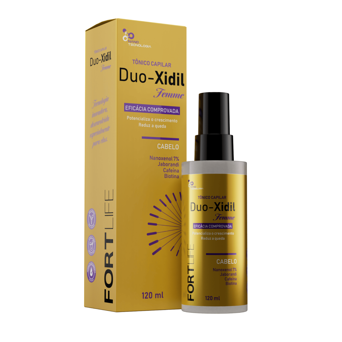 Duo-Xidil Femme 7% 120ml Tônico Capilar