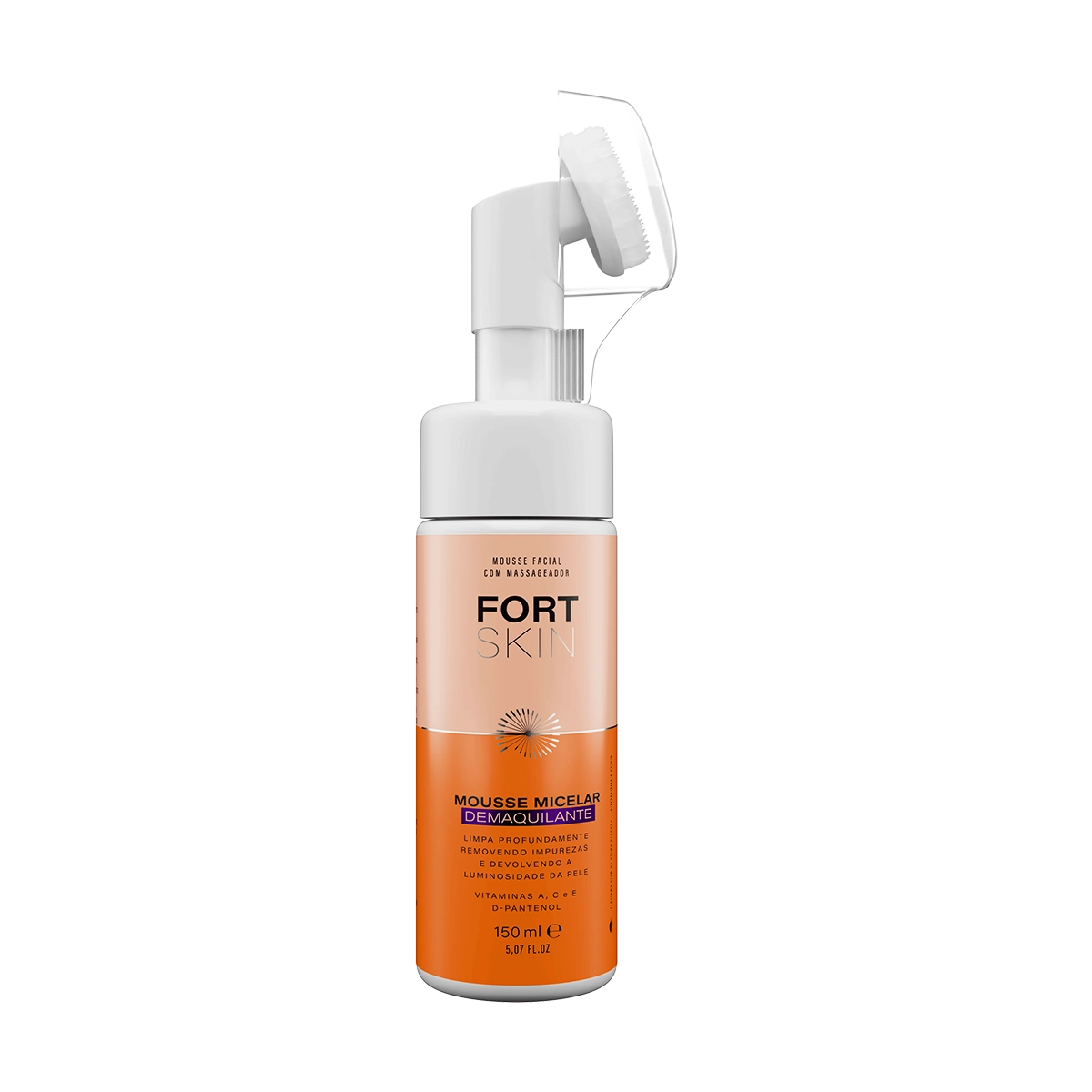 Mousse Facial Micelar Demaquilante FortSkin 150ml