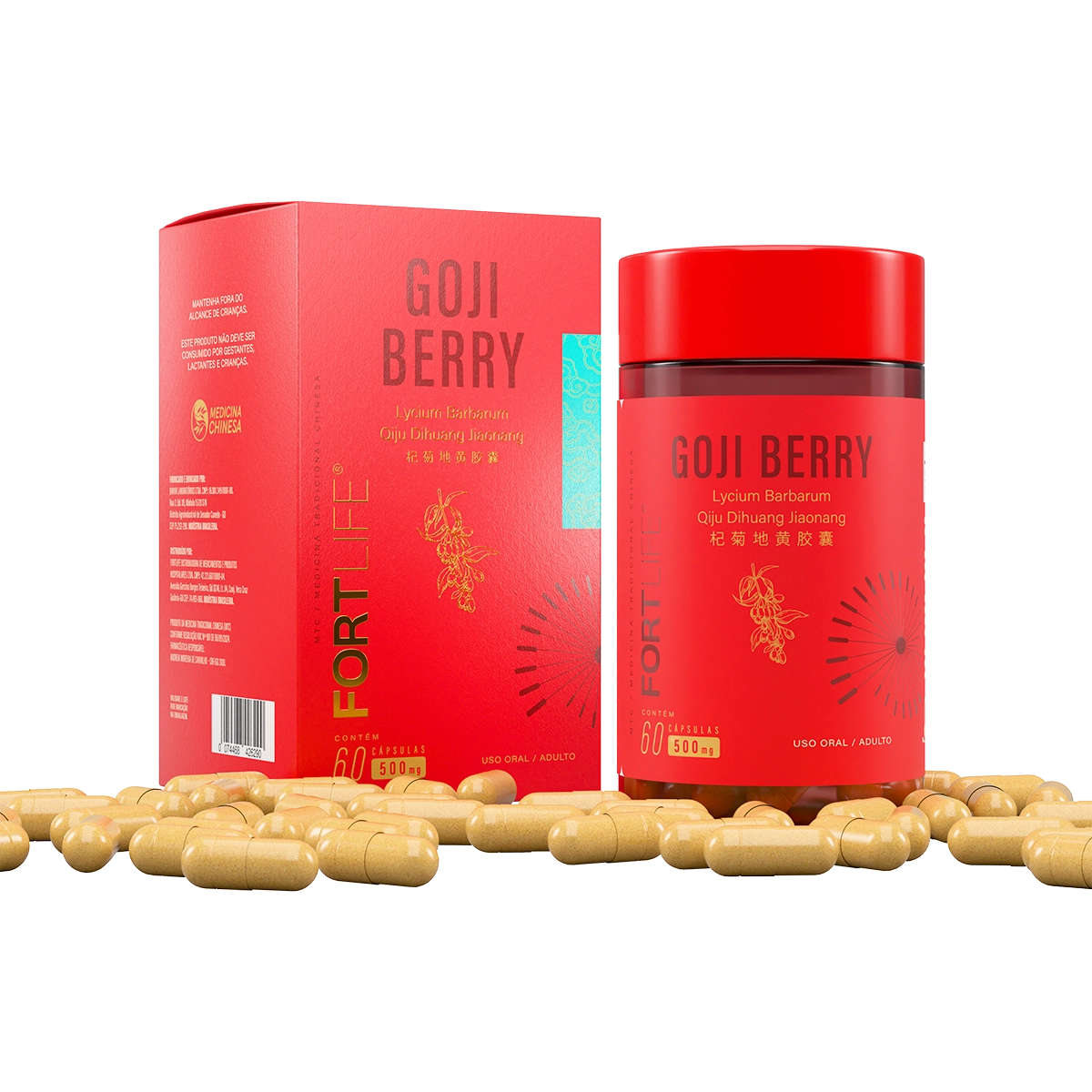 Goji Berry 500mg 60 Cápsulas