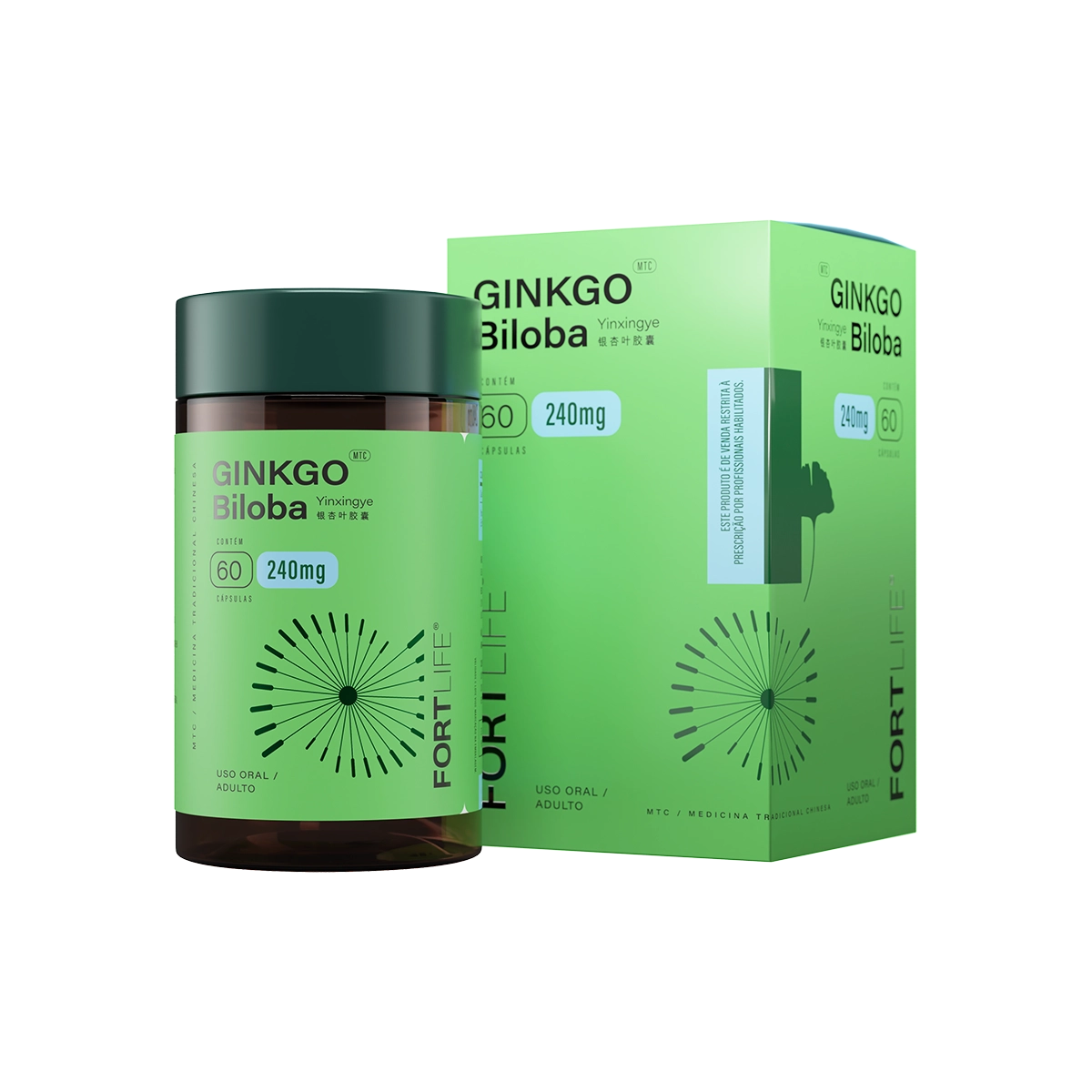 Ginkgo Biloba 240mg 60 Cápsulas