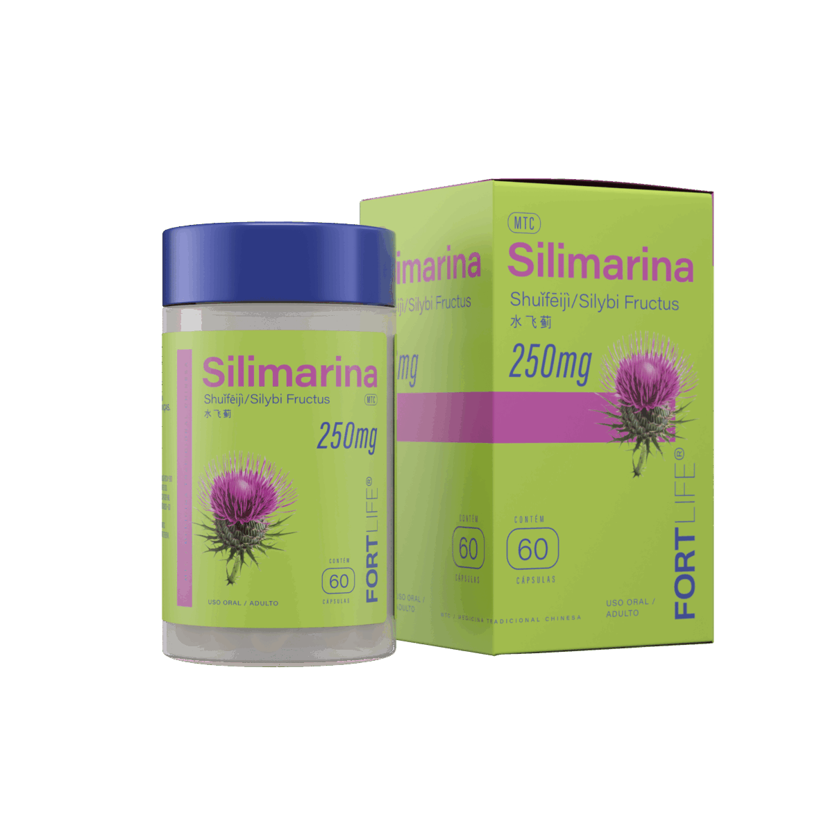 Silimarina 250mg 60 Cápsulas
