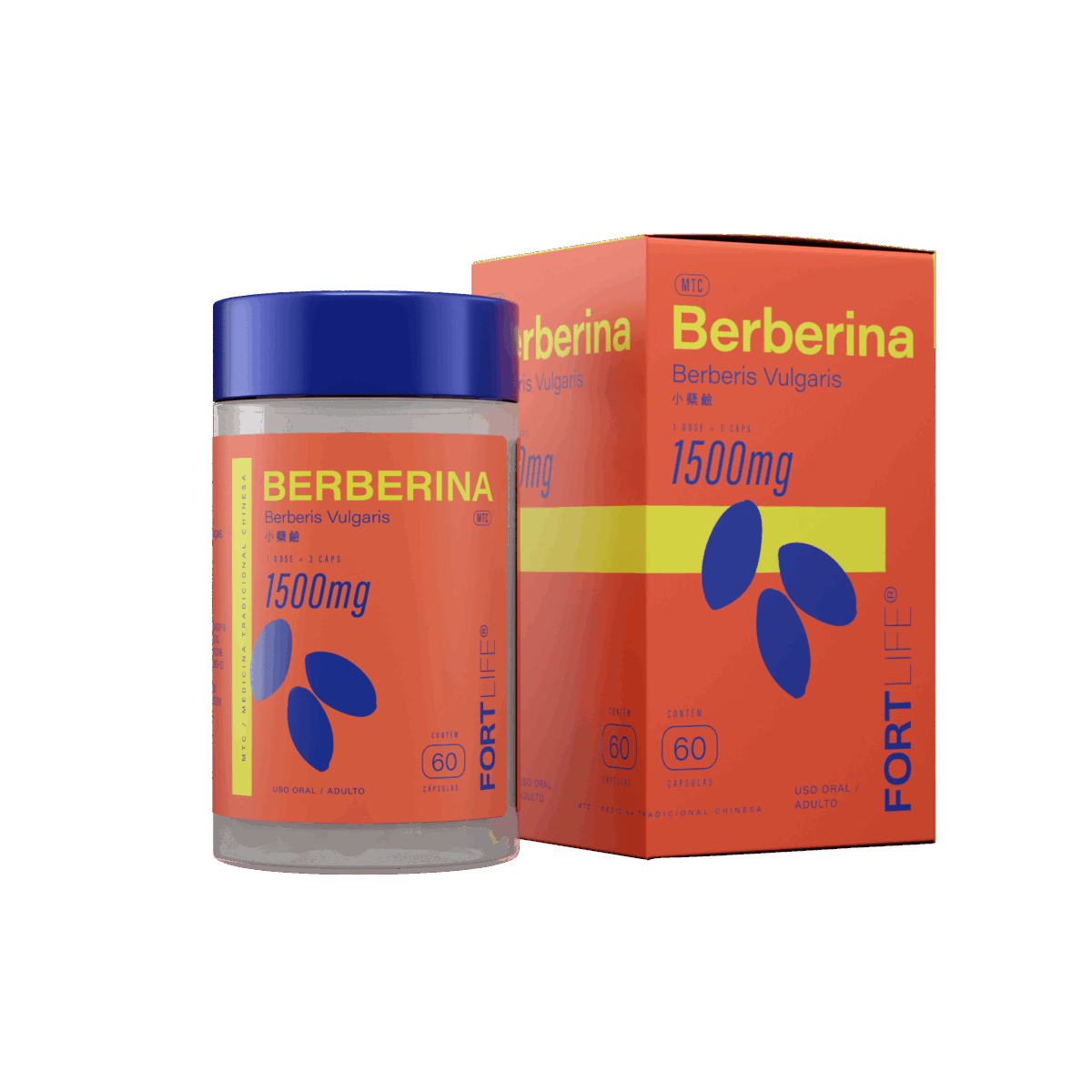 Berberina Vulgaris 1500mg 60 Cápsulas