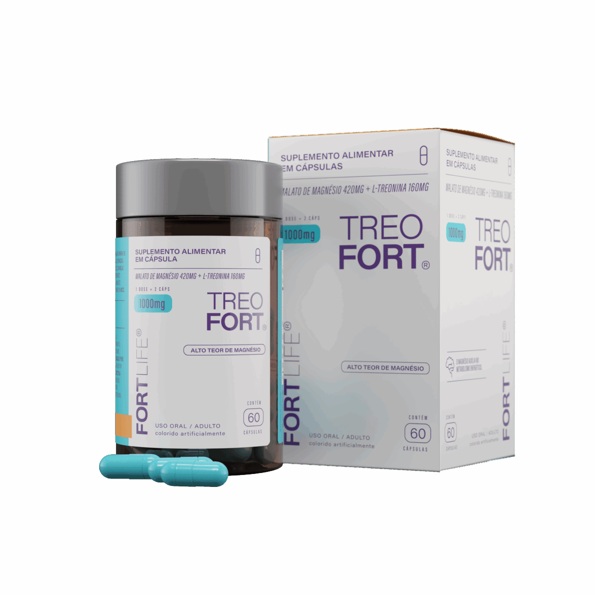 TreoFort 500mg 60 Cápsulas