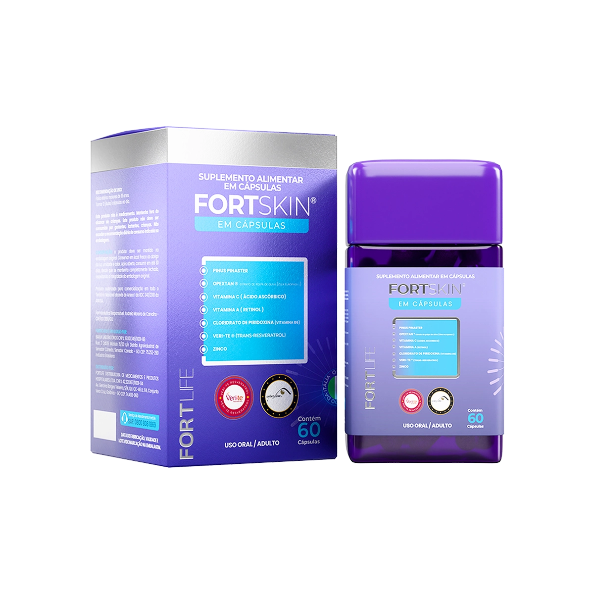 FortSkin Melasma 1000mg 60 Cápsulas