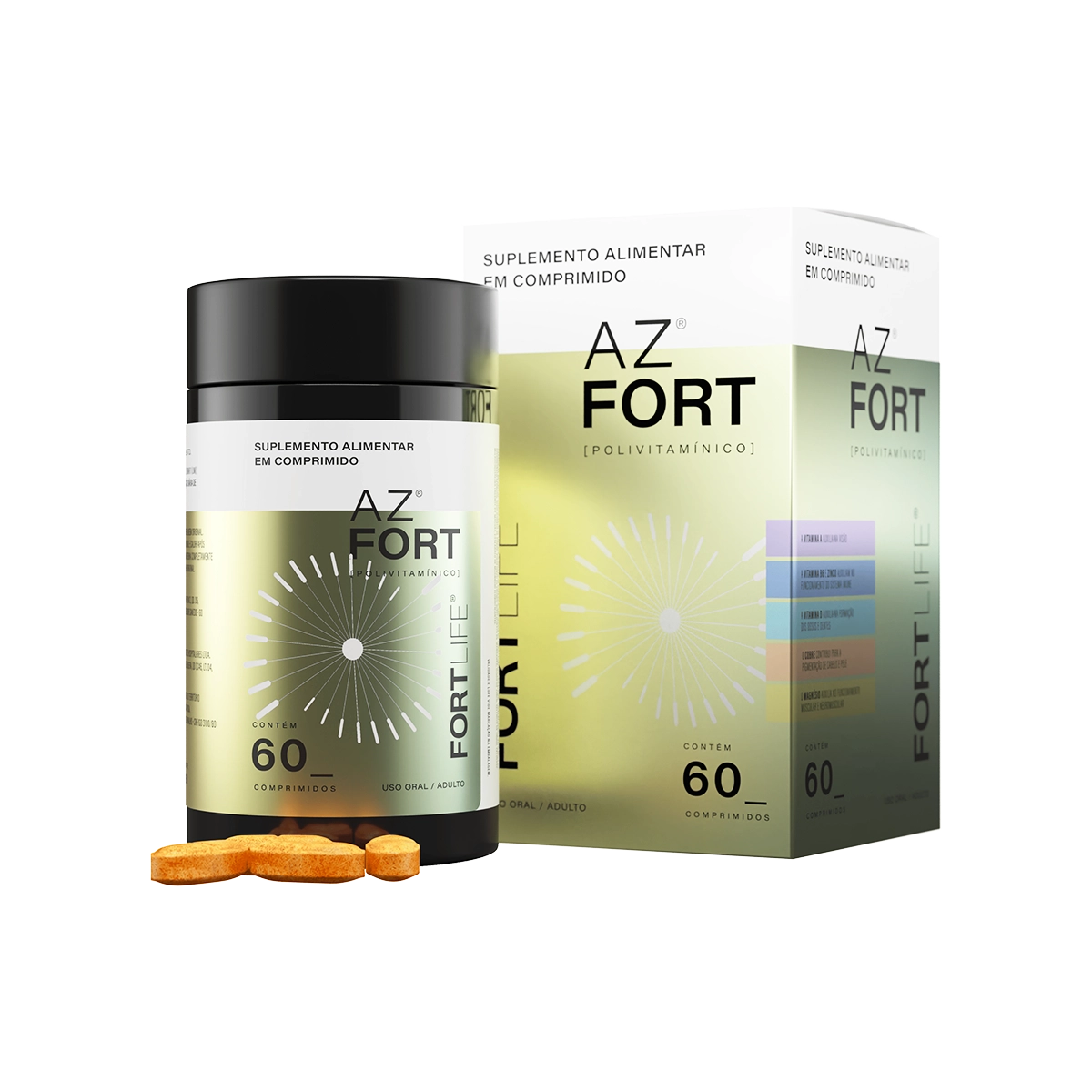 AZ Fort Polivitamínico 60 Comprimidos