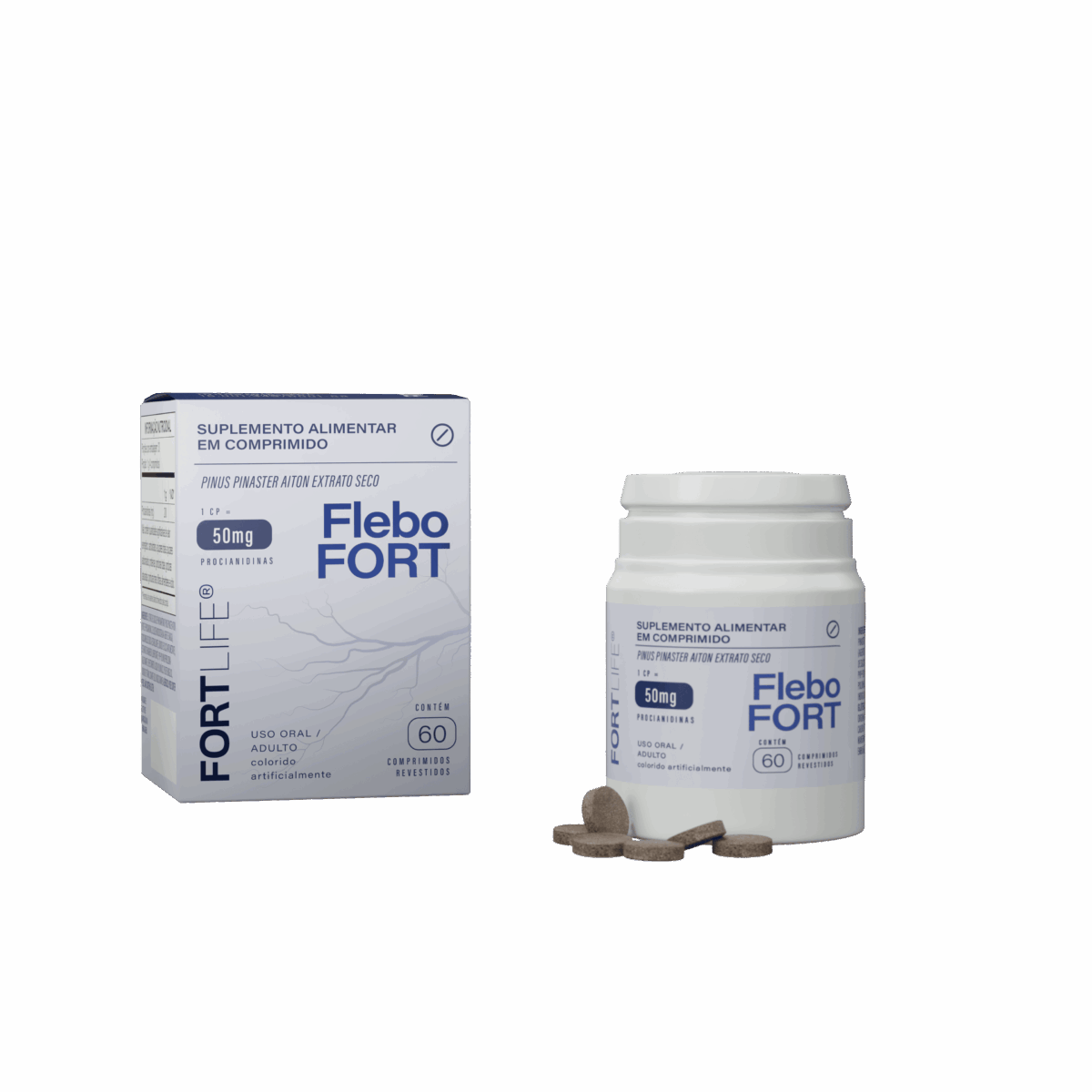FleboFort 50mg 60 Comprimidos