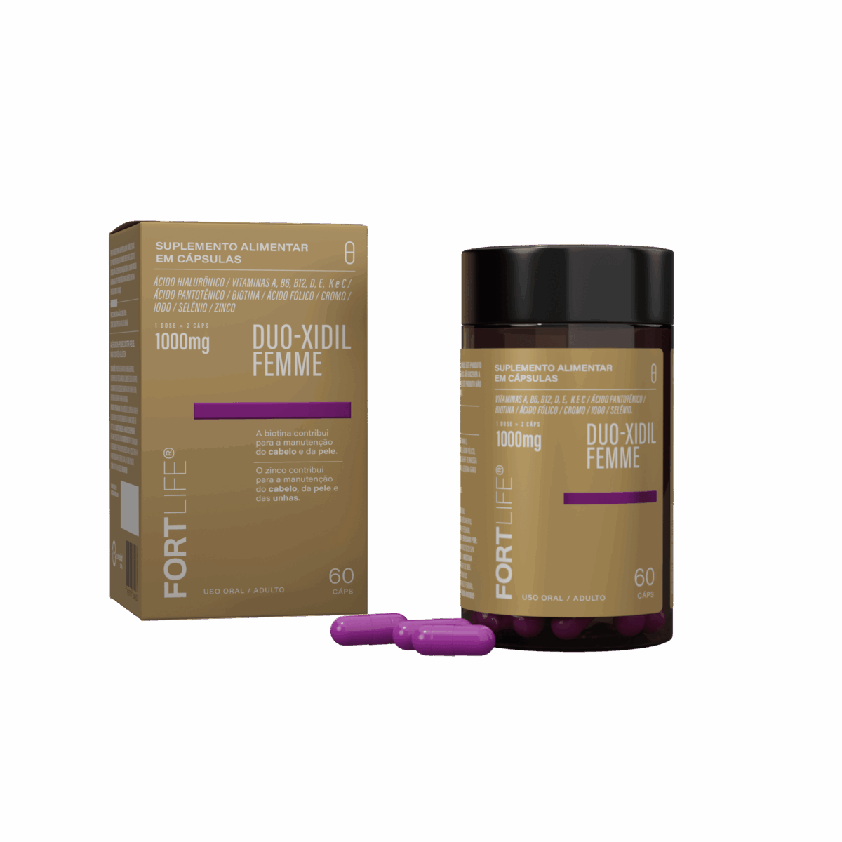 Duo-Xidil Femme 1000mg 60 Cápsulas