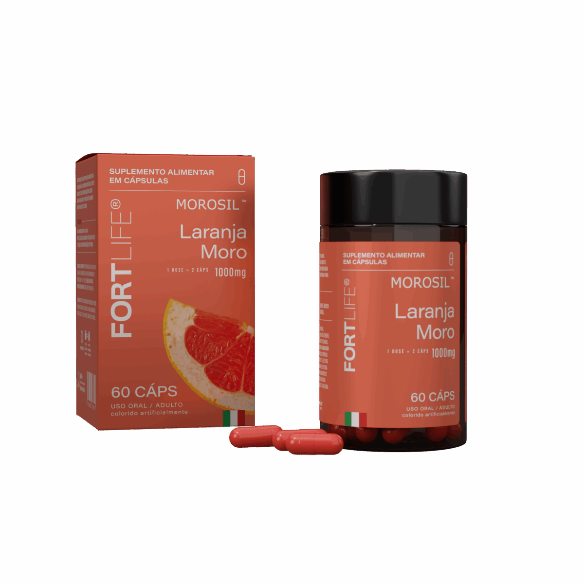 Morosil - Laranja Moro 1000mg 60 Cápsulas