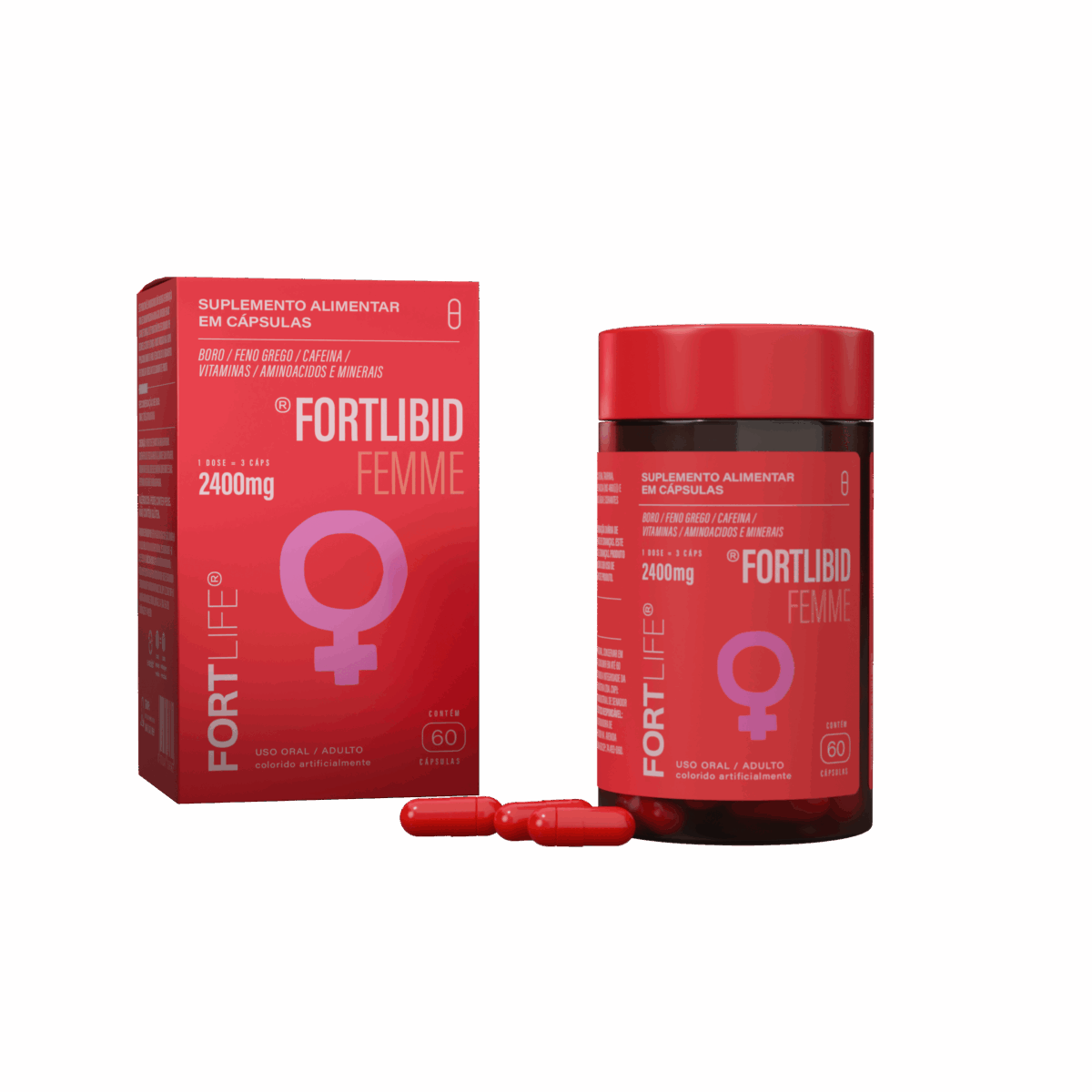 FortLibid Femme 2400mg 60 Cápsulas