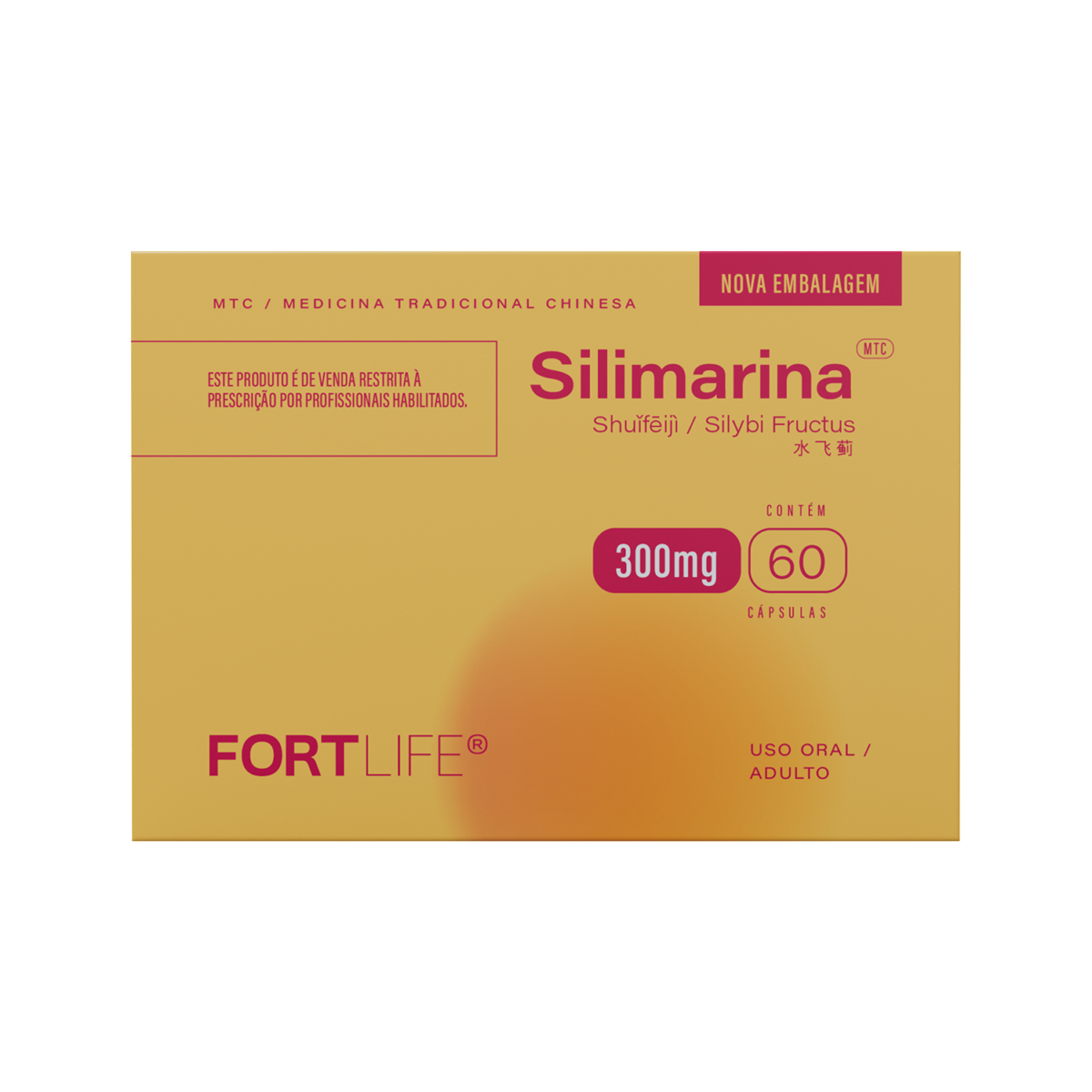 Silimarina 300mg 60 Cápsulas