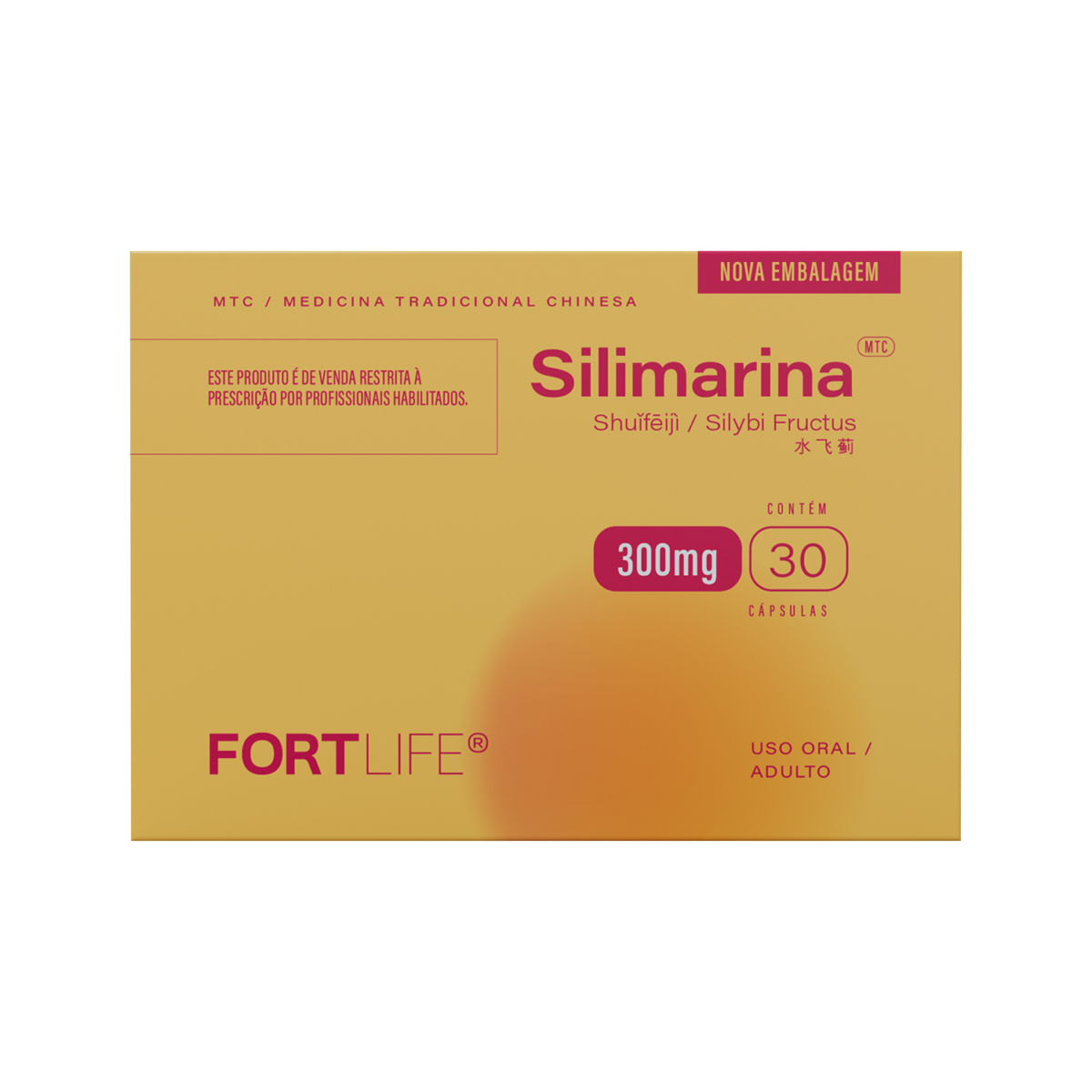 Silimarina 300mg 30 Cápsulas