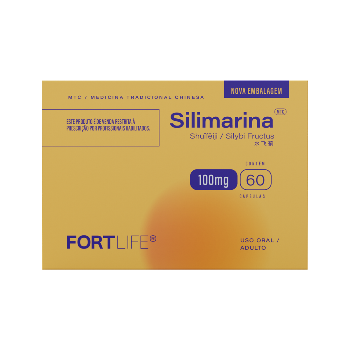 Silimarina 100mg 60 Cápsulas