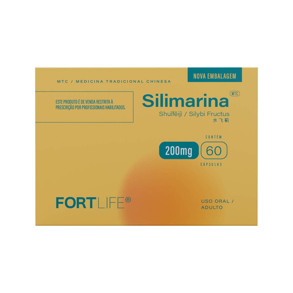 Silimarina 200mg 60 Cápsulas